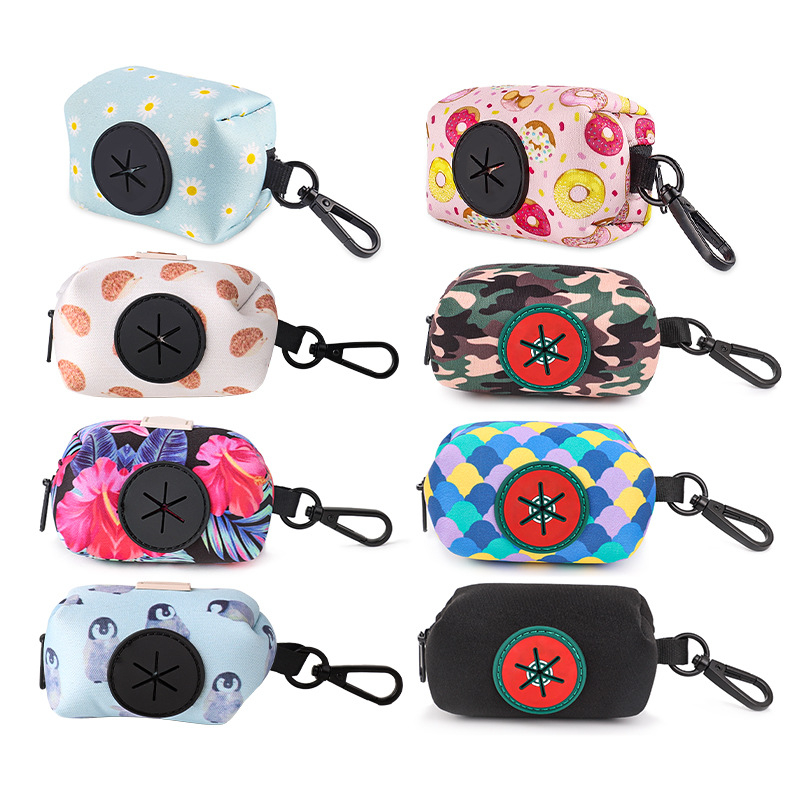 Dispenzer za vrećice za pse s prilagođenom otiskom za šetnje – termalni prijenos, pakiranje 500