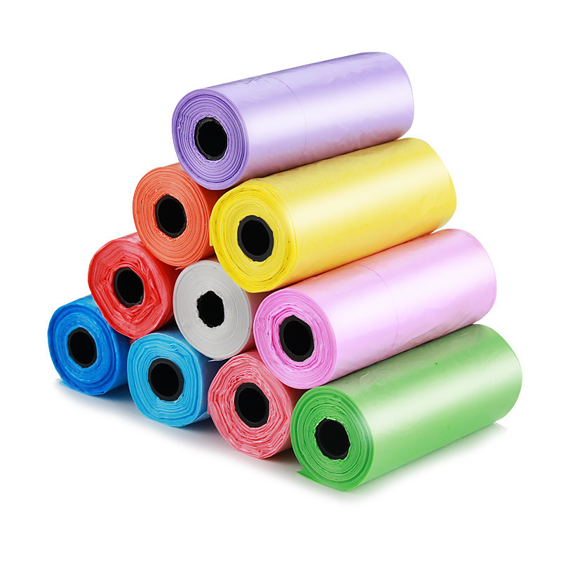 Σακούλες αποβλήτων κατοικίδίων μιας χρήσης, τύπος ρολού, Υλικό PE, Κανονικό Πάχος