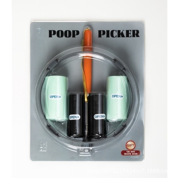 Kutyáknak való Pooper Scooper – műanyag tisztító eszköz, márka: Strict Selection of Pets