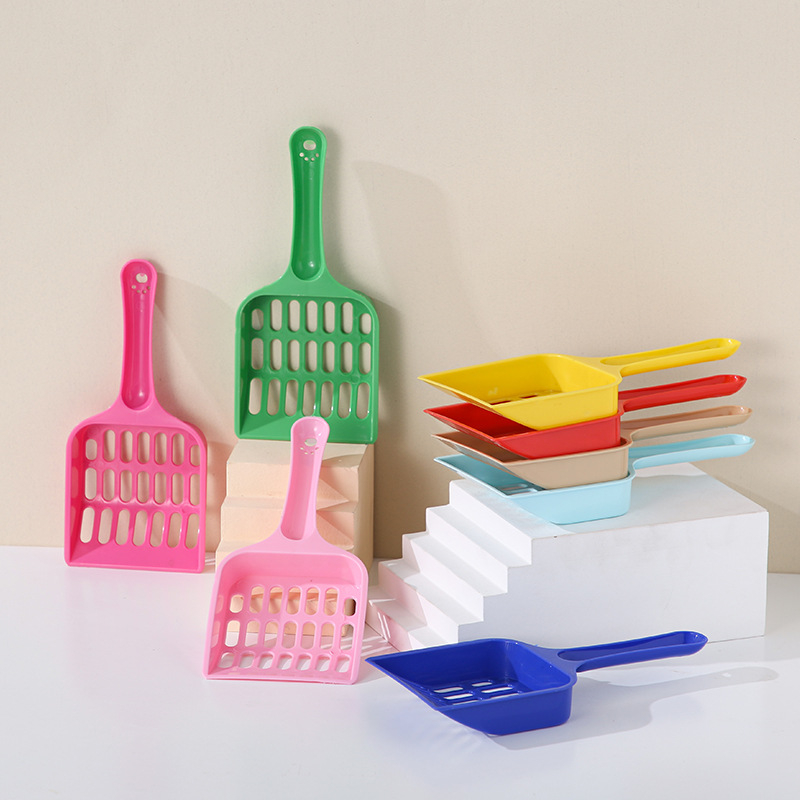 Lopată de nisip pentru pisici din plastic - portabilă, 600 buc./cutie