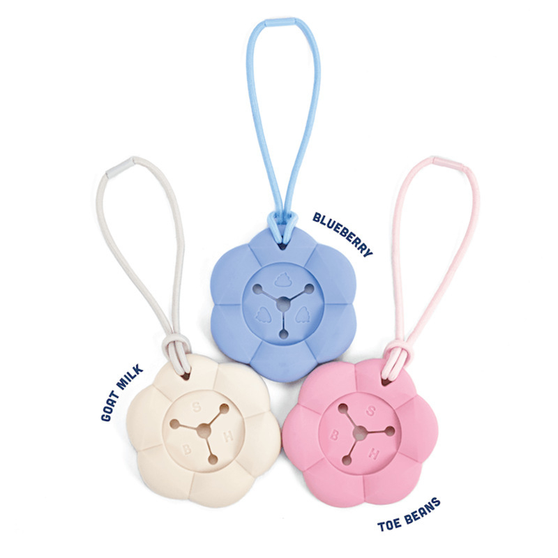 Κράτης σιλικόνης για σακούλες περιττωμάτων κατοικιδίων με hands-free κλιπ – επίπεδη είσοδος, κανονικό πάχος