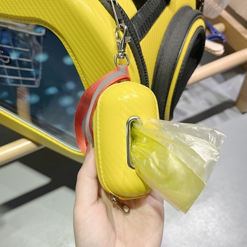 XUANLAN Kutyapiszbag-tartó – műanyag, kültéri sétákhoz tároló (kutyapiszbag)