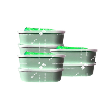 Αναπλήρωση γάτας για Genie refill box, HDPE παχύ υλικό, τύπος με επίπεδο στόμιο, οικολογικό υλικό