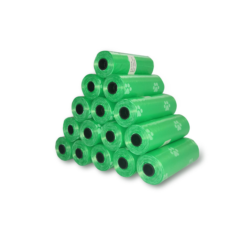 Κυλιόμενες PE σακούλες αποβλήτων κατοικίδιων για γάτες και σκύλους, μίας χρήσης, κανονικού πάχους