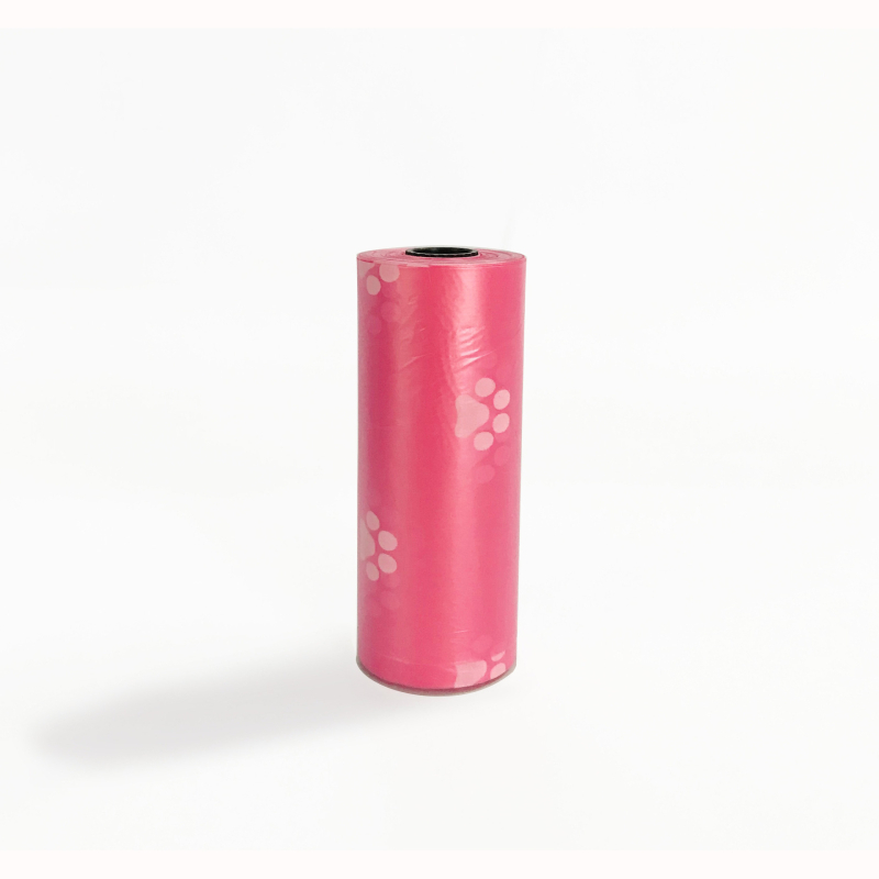 Κυλιόμενες PE σακούλες αποβλήτων κατοικίδιων για γάτες και σκύλους, μίας χρήσης, κανονικού πάχους