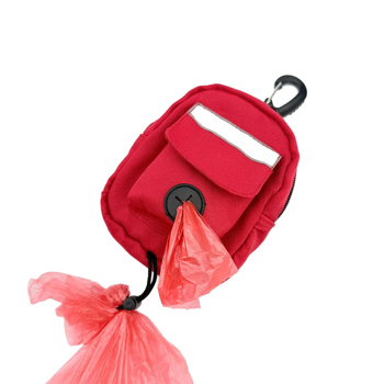 Φορητός διανομέας σακουλών περιττωμάτων σκύλου και θήκη αποθήκευσης για βόλτες, κρεμάμενο σε λουρί (Υλικό: Άλλο; Πάχος: Κανονικό; Στυλ: Φορητό)