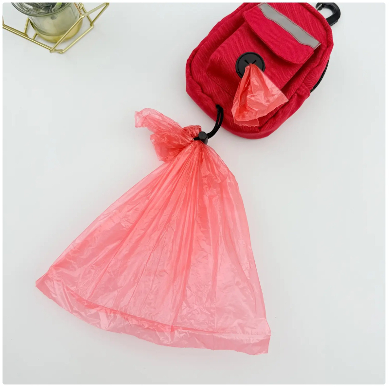 Φορητός διανομέας σακουλών περιττωμάτων σκύλου και θήκη αποθήκευσης για βόλτες, κρεμάμενο σε λουρί (Υλικό: Άλλο; Πάχος: Κανονικό; Στυλ: Φορητό)