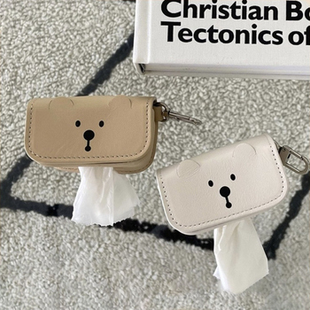 Kožni dispenser vrećica za kućne ljubimce – prenosni, visi dizajn, PU materijal, kontinuirani valjak