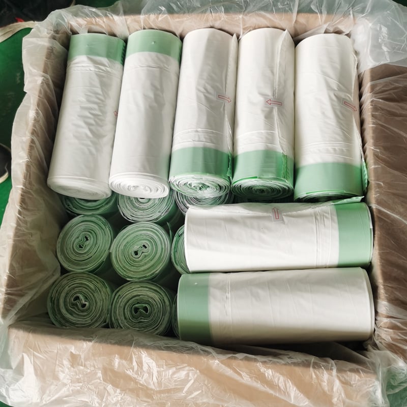 Saci inteligenți pentru litiera pisicii – cu șnur, întăriți, fără lopată, PE, rolă continuă