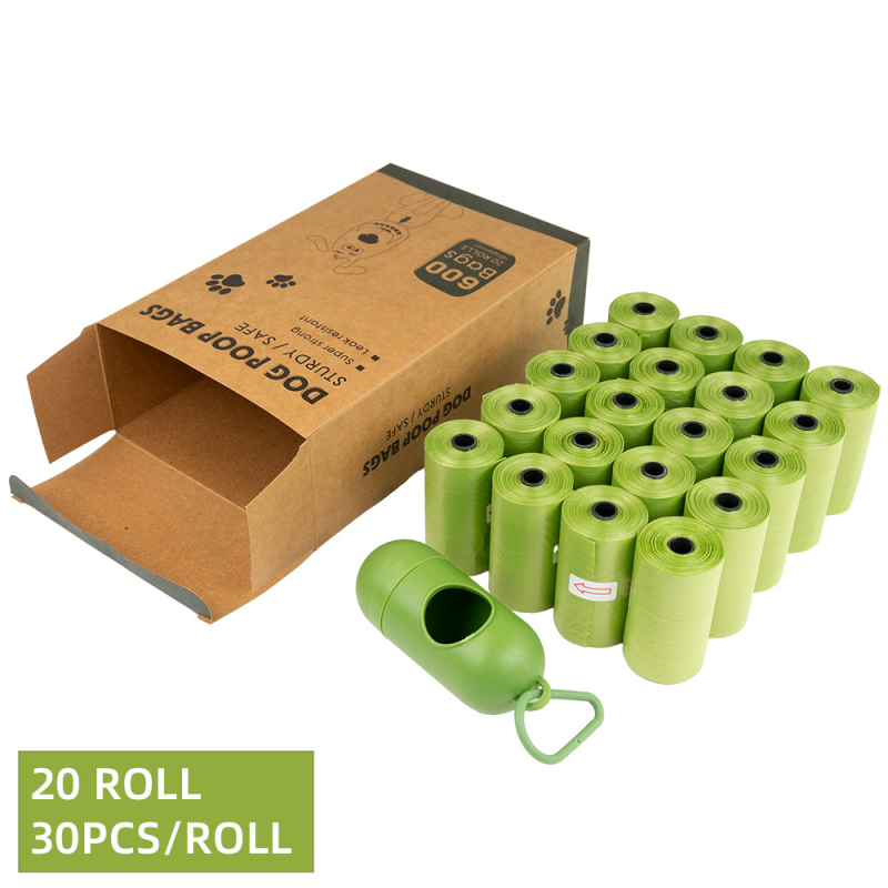 Dispenser pentru pungile de excremente ale animalelor, HDPE, rolă continuă, grosime obișnuită