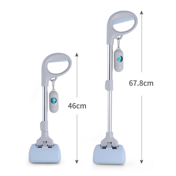 Colector retractabil de deșeuri pentru animale de companie – din plastic, portabil, instrument de curățare