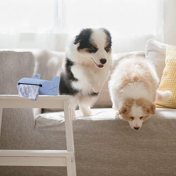 Dispenser pentru pungile de gunoi pentru animale de companie, manual, materiale: piele artificială, silicon, TPU; marcă: Other