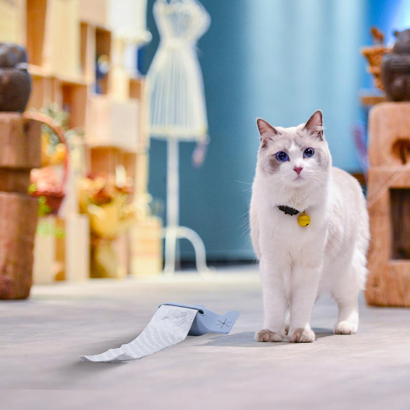 Dispenser pentru pungile de gunoi pentru animale de companie, manual, materiale: piele artificială, silicon, TPU; marcă: Other