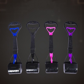 Suņu izkārnījumu lāpsta, 60 cm, plastmasas, izstiepjama un saliekama