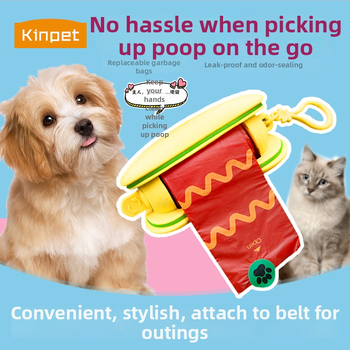 Golden Pet Biezas bioloģiski noārdāmas suņu fekāliju somas ar dozatoru, PE materiāls, iepakojums 100 gab