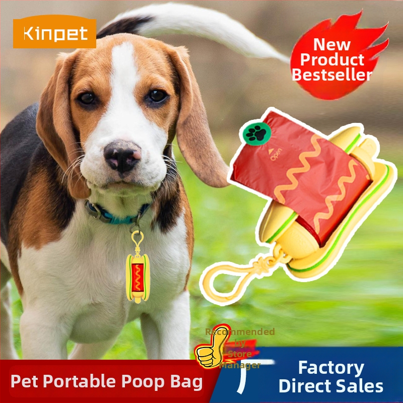 Golden Pet Biezas bioloģiski noārdāmas suņu fekāliju somas ar dozatoru, PE materiāls, iepakojums 100 gab