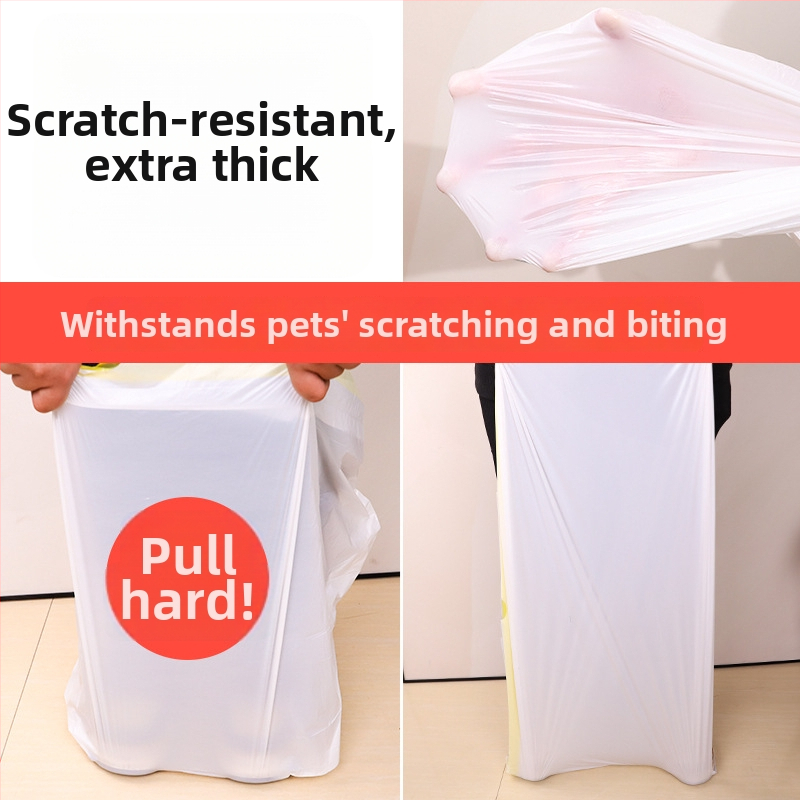 Vienreizējās somas kaķu smilšu kastēm – biezas, pārnēsājamas, vienreizējai lietošanai