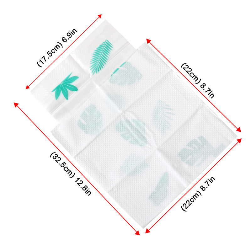 Torbe za pseće izmet, dvostruko složne, čvrste, otvor ravnog oblika, papir + plast, marka Beryou