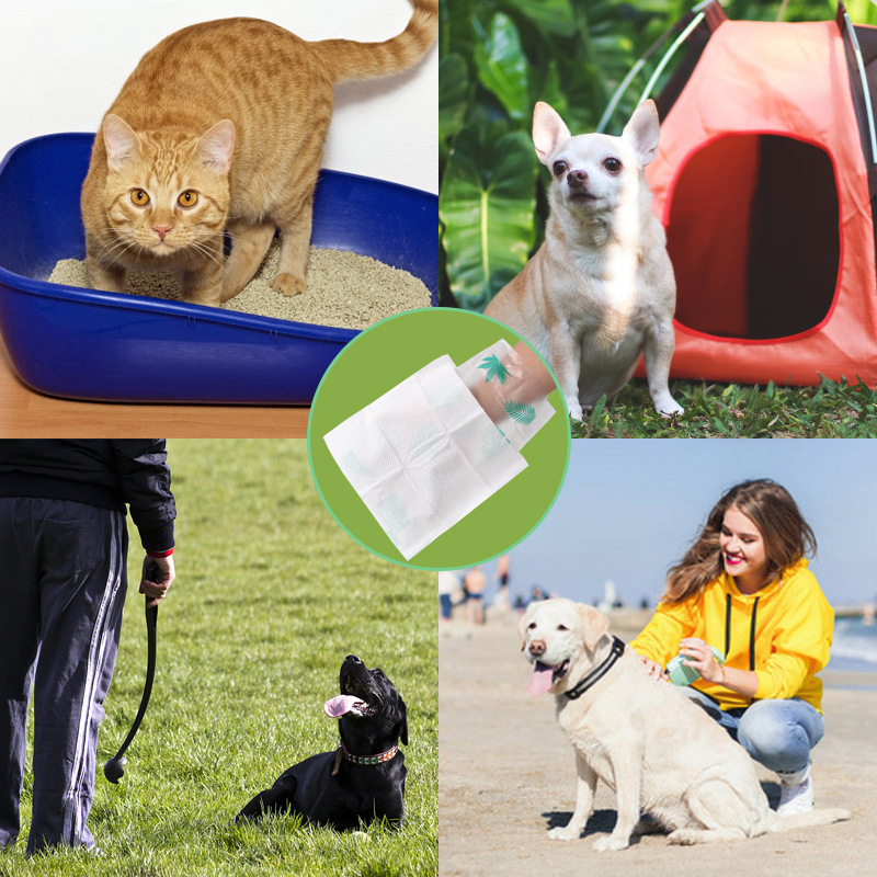 Torbe za pseće izmet, dvostruko složne, čvrste, otvor ravnog oblika, papir + plast, marka Beryou