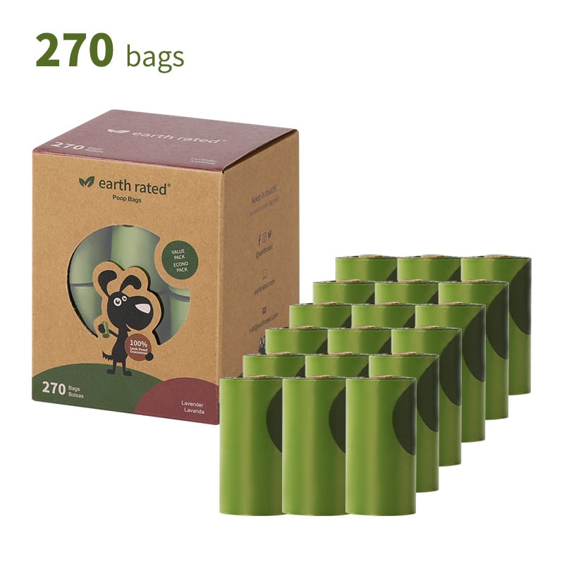 Пликчета за кучешки изпражнения, удебелени, биоразградими, на ролка, преносими и еднократни