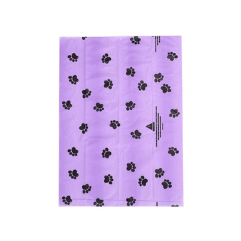 Биоразградими торби за кучешки изпражнения, стил с плосък отвор, материал EPI, удебелени