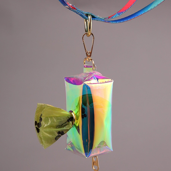 Диспенсер за торбички за кучета – плосък вход, TPU материал, нормална дебелина, за разходки