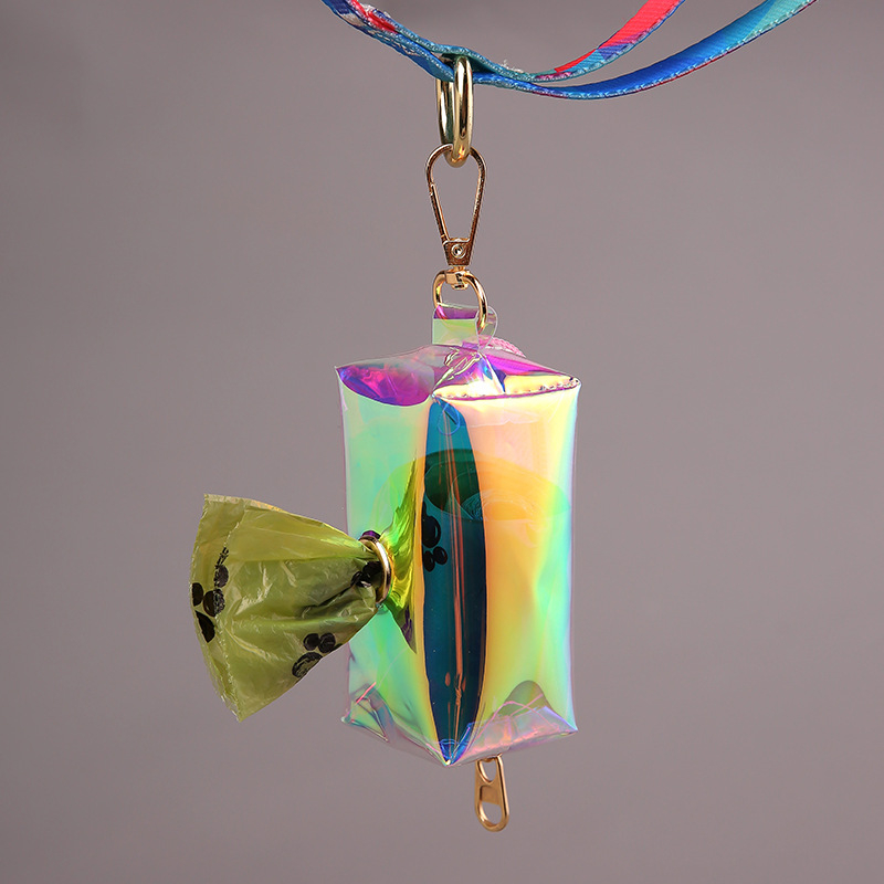 Диспенсер за торбички за кучета – плосък вход, TPU материал, нормална дебелина, за разходки