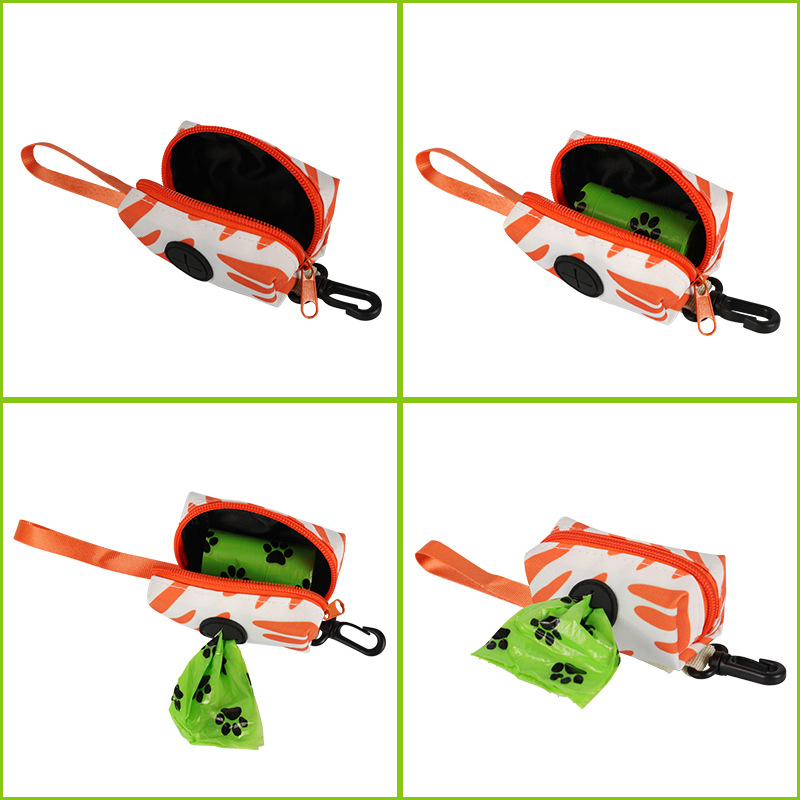 BENBEN диспенсър за торбички за кучета с непрекъснат ролков дизайн, торбички с цип, удебелен материал