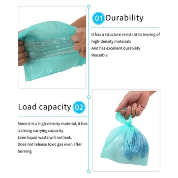 Kačių išmatų maišas – vienkartinis, liemenės stiliaus, tirštinto audinio