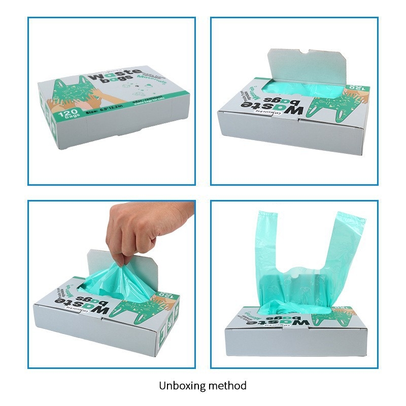 Kačių išmatų maišas – vienkartinis, liemenės stiliaus, tirštinto audinio