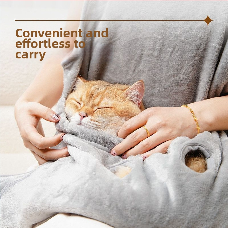 Amor Ziemas bieza kaķu kopšanas apģērbs, pret matu pieķeršanos, krūšu priekšējā aizsardzība, skrāpējumu aizsardzība, poliesteris