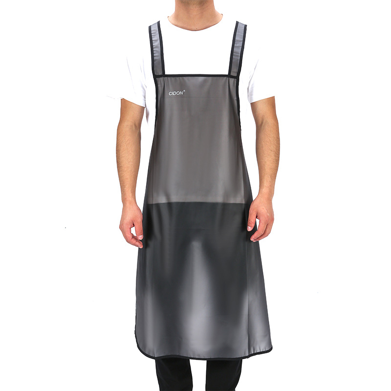 Ūdensdrošs suņa kopšanas apģērbs vannas laikā — PU materiāls, ādai draudzīgs, aizsardzība pret matu pieķeršanos