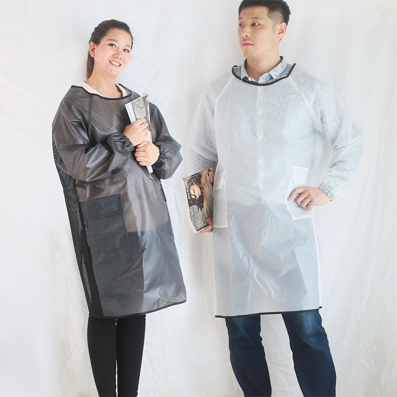 Престилка с ръкави, водоустойчива, TPU материал, модерен минималистичен дизайн