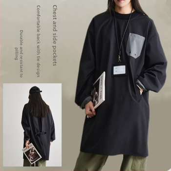 Престилка с ръкави – антизамърсяваща, японски стил, полиестерна материя