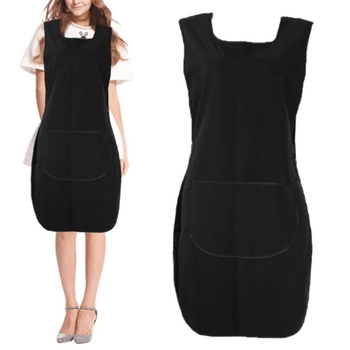 Унисекс безръкав престилка за кухня и кетъринг, устойчива на замърсявания, модерен прост стил — Beautiful Trace