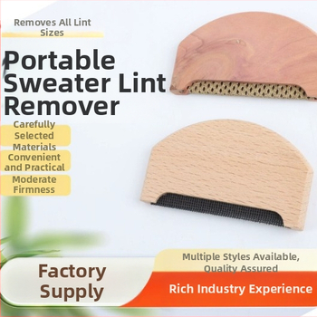 Canting дървен премахвач за власинки от пуловер — валяк за коса, премахване на влакна, модерен стил