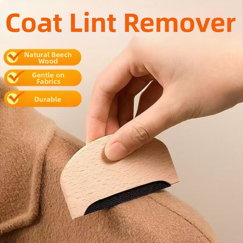 Canting koka pūku noņēmējs vilnas džemperim — matu ruļļa noņemšana, mūsdienīgs vienkāršs stils