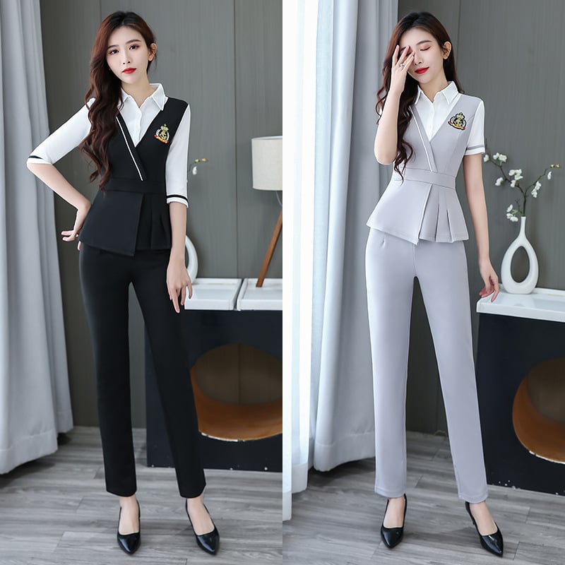 Oblečenie pre technika pedikúry — vlhkosť odvádzajúce, tkanina, 30–50% Spandex, krátke nohavice, krátke rukávy, vhodné pre hotelový outfit