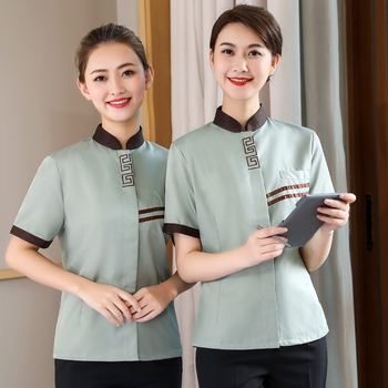 Работно палто – влагоотвеждаща памук/полиестер смес, 30% памук / 70% полиестер, памучна подплата 30%, унисекс, лятна униформа за почистване