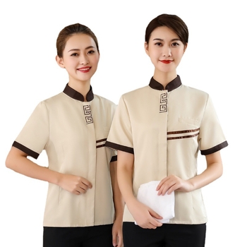 Работно палто – влагоотвеждаща памук/полиестер смес, 30% памук / 70% полиестер, памучна подплата 30%, унисекс, лятна униформа за почистване