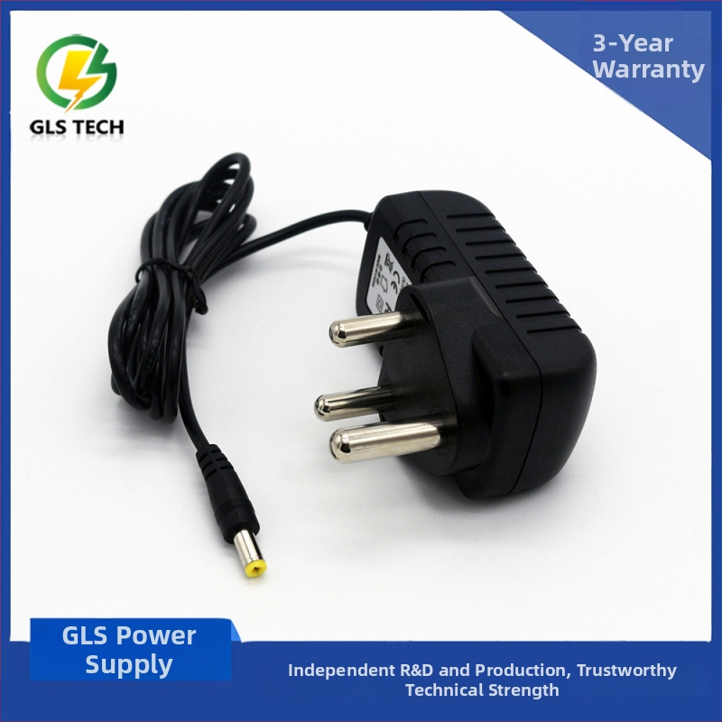 Gransheng GLS-24 barošanas adapteris ar gumijas korpusu, ievade 12V 2A, izejas spriegumi 24V/5V/9V (10W/12W/18W/24W)