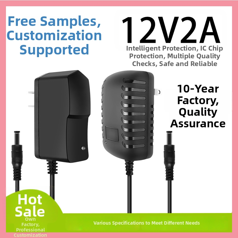 Adaptor de alimentare 12V 2A, 24W pentru bandă LED, sistem holografic 3D pentru publicitate, router și lampă de înfrumusețare