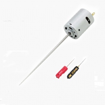 R385 Mikro motor – DC motor s kefkami, dlhý hriadeľ, 36V max, pre zvlhčovač a zariadenie na čistenie tváre, vibračný motor