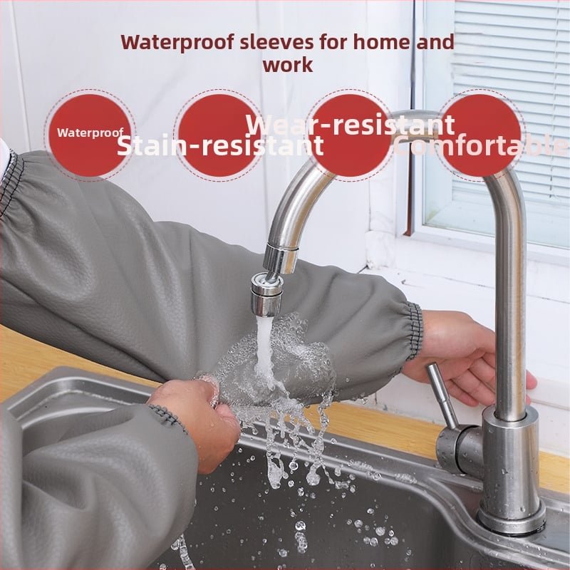 PVC кожени ръкави за водоустойчиви задачи в градината и кухнята — здрави, устойчиви на петна