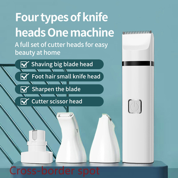 Huashi clippers silențios pentru animale – pentru câini și pisici, corp ABS, tăierea părului de la labe, greutate 130,7–196,2 g