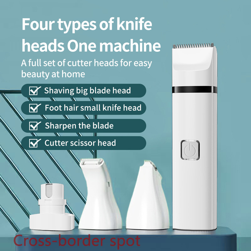 Huashi clippers silențios pentru animale – pentru câini și pisici, corp ABS, tăierea părului de la labe, greutate 130,7–196,2 g