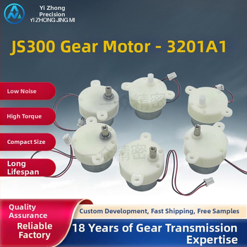 JS300 prevodový mikromotor DC, uhlíkový motor, jednosmerný, pod 36V