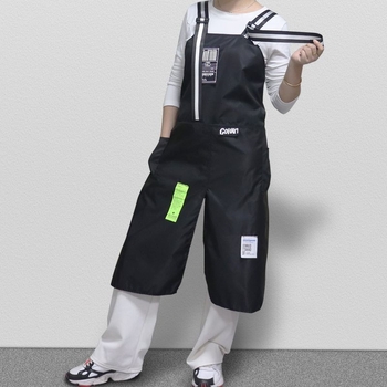 Фризьорски фартух с ръкави, полиестер, маслоустойчив и устойчив на замърсяване, етнически стил