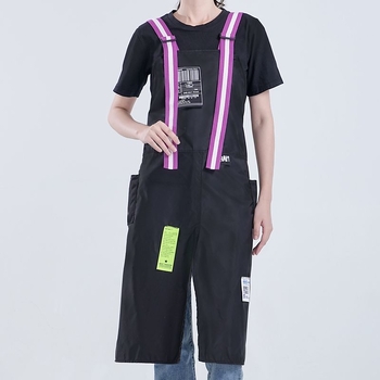 Фризьорски фартух с ръкави, полиестер, маслоустойчив и устойчив на замърсяване, етнически стил