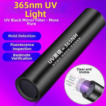 UV365 лампа за маникюр и UV фенер, презареждащ LED, алуминиева сплав, 5W 1200mAh